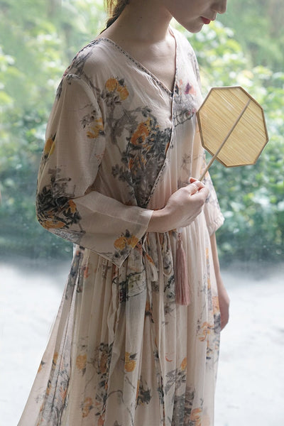 秋も着られます◎美品 JNBYアシンメトリーサマードレス ブラウン 変形 秋も着られます◎美品 JNBYアシンメトリーサマードレス ブラウン