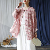 ビアンカ ラミー フローラル ロング チャイナドレス カーディガン